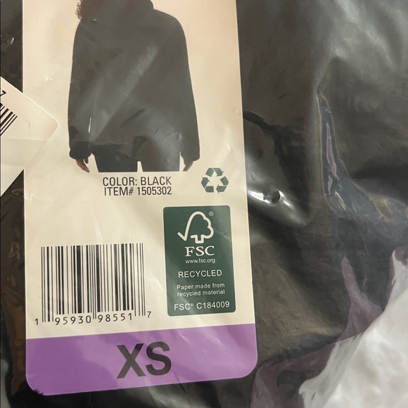 NWT 32 Degrees Ladies Plush Faux Fur Super Soft Jacket BLACK - size XS - Picture 9 of 10